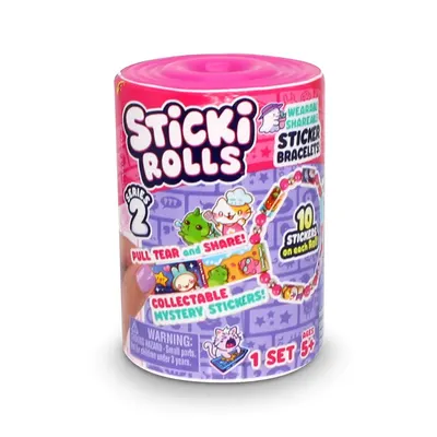 Bratara Sticky Rolls Seria 2 cu 50 de abtibilduri in capsula