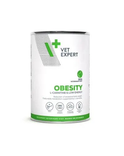 VET EXPERT Veterinary Diet Dog Obesity 400 g dieta veterinara umeda caini pentru reducerea greutatii