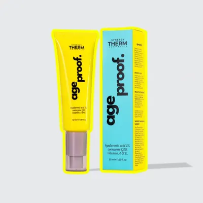 Cremă față antirid, Age-Proof, cu Coenzima Q10, Acid Hialuronic, Vitamina A, Hydromanil și Ulei de Avocado