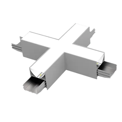 Conector-X pentru Profil Aplicat Elmark 4000k Alb