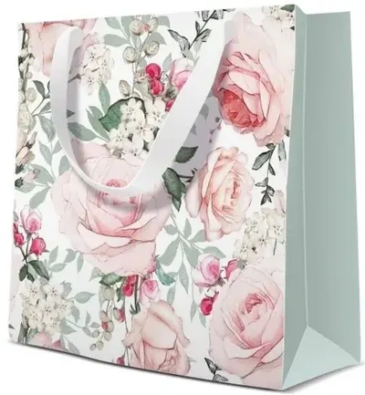 Pungă cadou PAW - Gorgeous Roses, 17 x 17 x 10