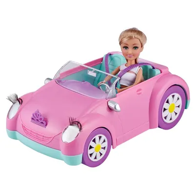 Papusa Sparkle Girlz cu masina decapotabila