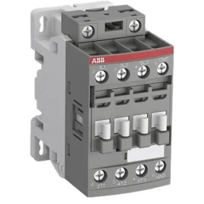 Contactor 3 poli 12A 20...60 V DC/24...60 V AC AF12Z-30-10-21, contact auxiliar 1xNO ABB 1SBL156001R2110
