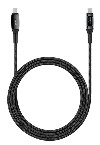 Cablu ttec - AlumiCable LCD, USB-C/USB-C, 1,5 m, negru