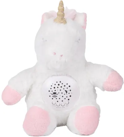 Jucărie de pluș cu proiector Chipolino - Unicorn, mic
