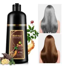 Sampon Colorant Maro Cafea, Acoperire Fire Albe si Regenerare 3 in 1, 4 Coffee, 500 ml