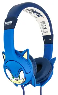 Căști pentru copii OTL Technologies - Urechi de cauciuc sonic, albastru