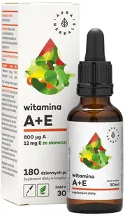 Vitamina A + E, picături, 30 ml, Aura Herbals