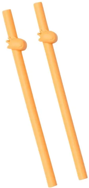 Paie din silicon Wee Baby - Orange, 2 buc