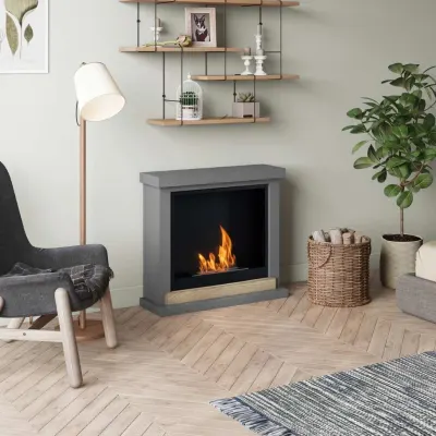 Hagen Solid Grey Semineu cu bioetanol FreeFlame