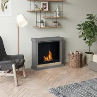 Hagen Solid Grey Semineu cu bioetanol FreeFlame