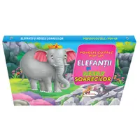 Poveste cu tâlc pop-up. Elefanţii şi regele şoarecilor - Board book