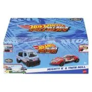 Hot Wheels Set 2 Masinute Metalice Pull Back Mighty K si Twin Mill 1: 43