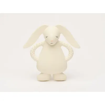 Moonie Natural Teether Cream jucărie pentru dentiție 1 buc