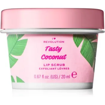 I Heart Revolution Tasty Coconut Exfoliant pentru buze cu ulei de cocos