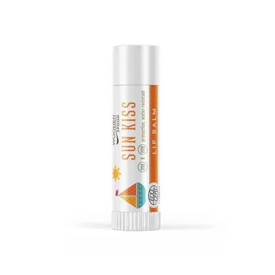 Balsam de buze cu protectie solara sun kiss ecologic 4.3ml Wooden Spoon