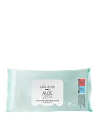 Servetele demachiante cu Aloe Vera pentru ten sensibil, 40 bucati, Byphasse