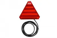 Stop spate stanga dreapta (LED, 12 24V, cu intermitent, lumina de marsarier, cu stop, lumina de parcare, reflector triunghiular, lungime cablu: 0,2m, 163x143x40mm)