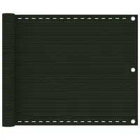 Gossi paravan pentru balcon, verde inchis, 75x600 ,hdpe