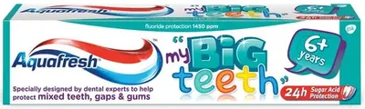 Aquafresh Pastă de dinți pentru copii Big teeth, peste 6 ani, 50 ml