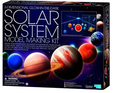 Set creativ 4M - Carusel 3D strălucitor al sistemului solar