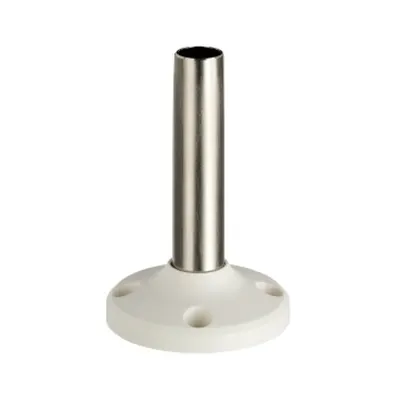 Tub Suport cu baza de Fixare L=100 Mm, Aluminiu Alb, Xvm