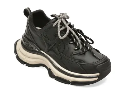 Pantofi sport GRYXX negri, 7190, din piele naturala