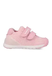 Pantofi sport din tricot For First Steeps - Roz pastel/Piersica/Bej deschis