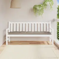 vidaXL Pernă bancă de grădină, taupe, 180x50x7 cm, material oxford