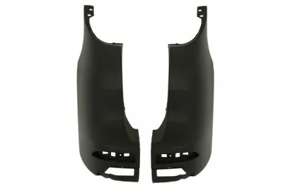 Bara corner spate stanga dreapta (set; varianta cu clapeta, negru) potrivit RENAULT KANGOO III Van 01.21
