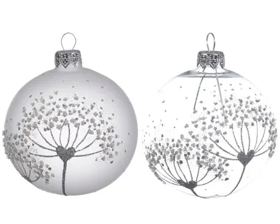 Globulet - Bauble Deco Glass Flower - 2 modele