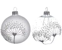 Globulet - Bauble Deco Glass Flower - 2 modele