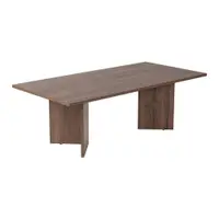 Măsuță de cafea maro închis cu aspect de lemn de nuc 60x119 cm Sabin – Kalune Design
