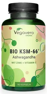 Ashwagandha KSM-66, 90 capsule, Vegavero