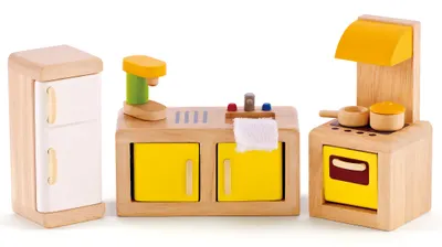 Set mobilier din lemn papusi Hape - Bucatarie