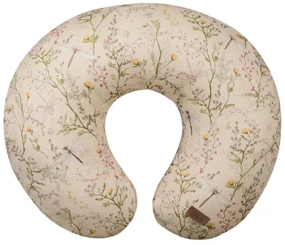 Perna pentru alaptat KikkaBoo - Secret Garden, Beige