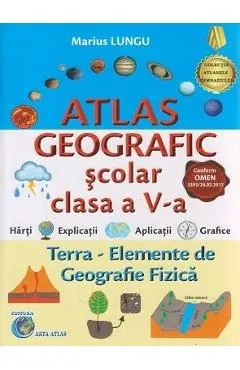 Atlas geografic scolar - Clasa a 5-a