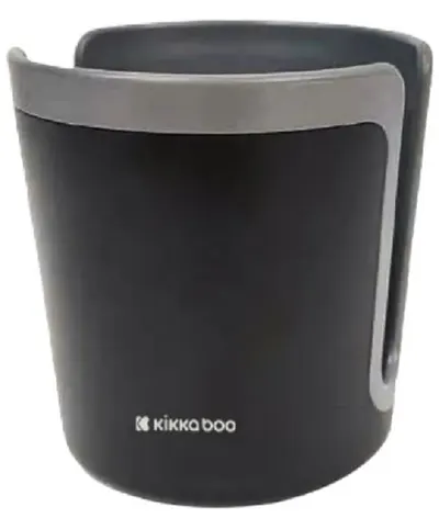 Suport pahare/sticlă pentru cărucior KikkaBoo - Negru