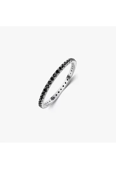 Inel din argint Classic Eternity - Onix Negru