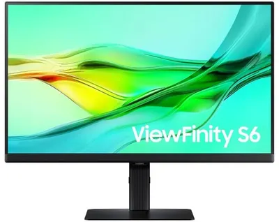 Monitor Samsung - ViewFinity S6 S60UD 27D600, 27'', QHD, IPS, USB Hub, negru