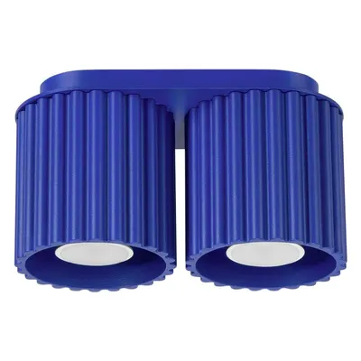 Spot albastru din metal 10x21 cm Zora – Sollux