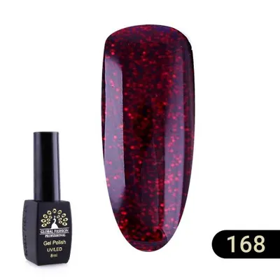 Oja semipermanenta BLACK ELITE, Global Fashion 8 ml, 168 Engros