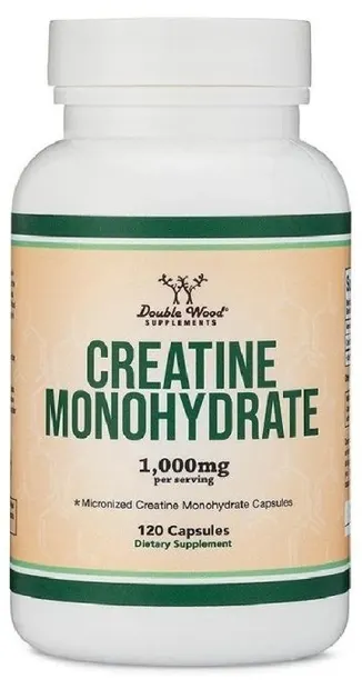 Double Wood Creatină monohidrat, 500 mg, 120 capsule