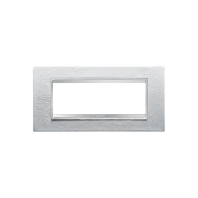 Placa ornament Chorus LUX - LEATHER - 6 module- WHITE - CHORUS