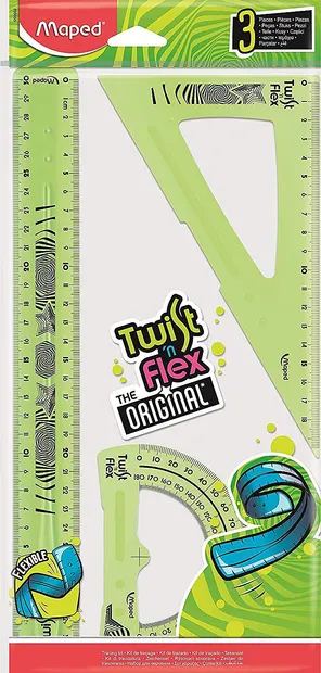 Set de desen tehnic Maped Twist'n Flex - 3 piese, sortiment