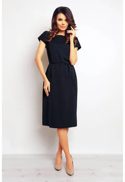 Rochie dama Poliester - M085 - bleumarin
