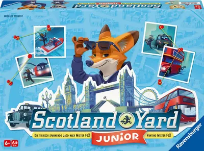 Joc de societate Scotland Yard Junior 2 - Pentru copii