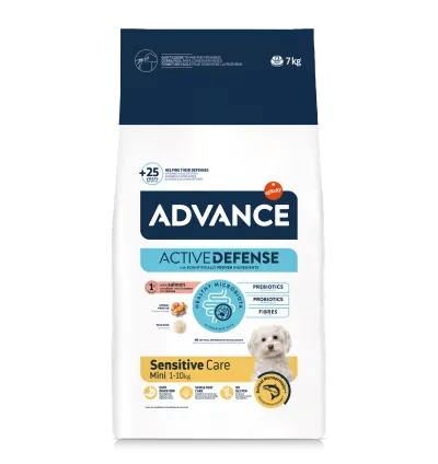 Advance Dog Mini Sensitive Somon & Orez, 7 kg