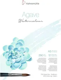 Caiet de schite Hahnemuhle Agave Watercolour - A3, 12 foi, pentru acuarelă