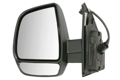 Oglinda laterala stanga potrivit FIAT DOBLO II; OPEL COMBO D 2014-2022 - (mecanica, convex, grund, double)